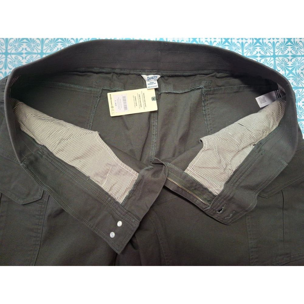 Duluth Trading Women’s Plus Fire Hose Flex Work Pants Utility 26W NWT Cargo - Picture 9 of 15